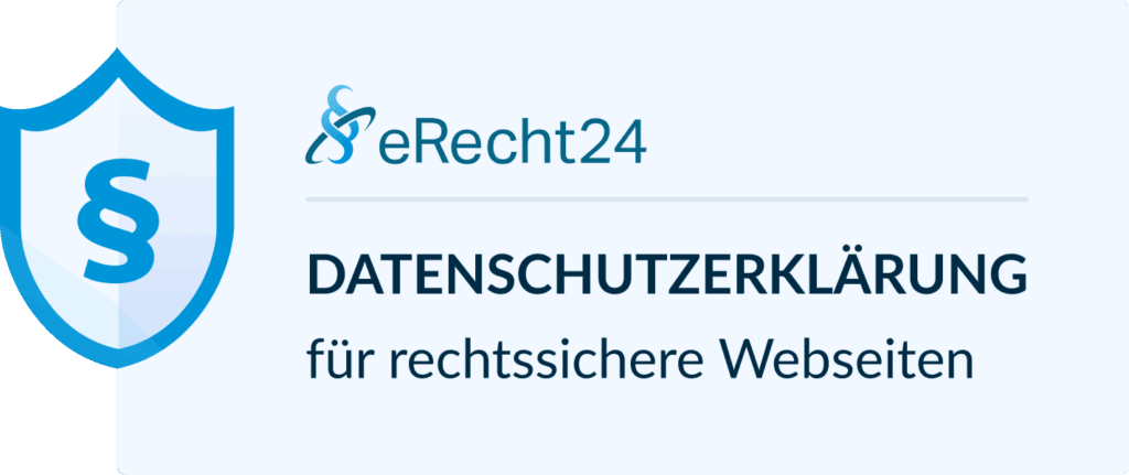 Sicherheitssymbol und Datenschutzerklärung